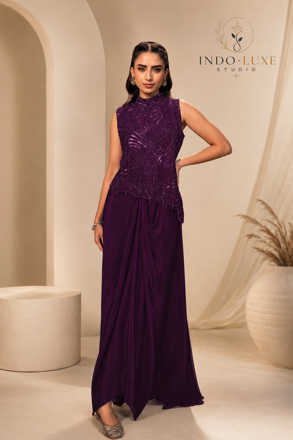 Drape Lehenga